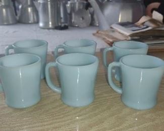 azure fire king mugs 