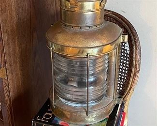 Brass nautical lantern 