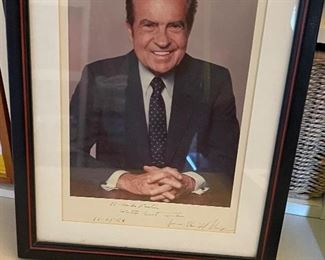 Richard Nixon autograph 