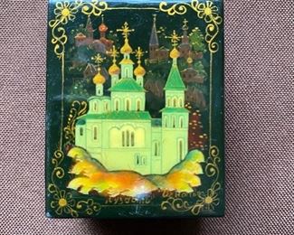 Russian lacquered box