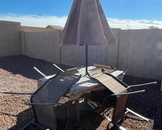 Patio Set with Umbrella