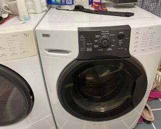 Front load washing machine and dryer