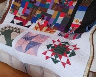 I'm estimating we have over 75 quilts with signature and dates
