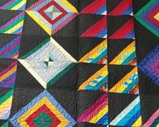 We have at least 75 handmade signed quilts made by Gayle Burkett and others