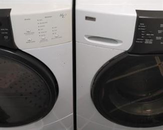 Kenmore front loading washing machine and dryer
