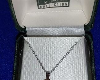 Sterling silver 1996 Olympic necklace