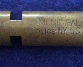 Old Policeman’s whistle New York