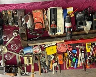 Lots of great tools to shop from in the garage