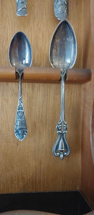 Vintage sterling silver spoon collection
