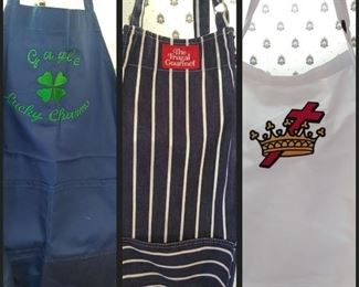 Frugal gourmet apron and more