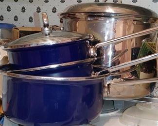 CHANTAL COBALT BLUE ENAMEL ON STEEL cookware