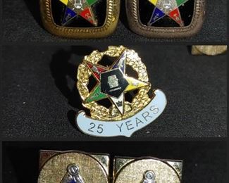 Masonic cufflinks of other Masonic items
( please Don't tell us we can't sell Masonic items. I do understand however im selling for they estate & there are literally millions of masonic items for sale online)