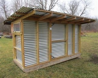 New Built Chicken Coop (8'x12' On Skids) 