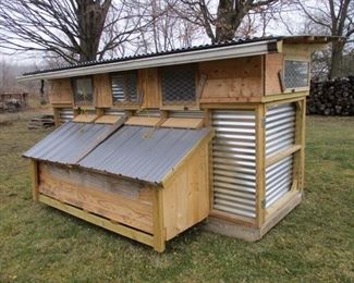 New Built Chicken Coop (8'x12' On Skids) 