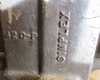 Simplex 42CP Coachmakers Vice (Jaws Open 11")