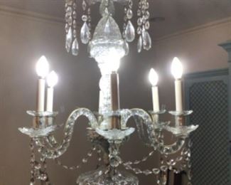 Stunning WATERFORD CRYSTAL CHANDELIER that was handmade for this family. The chandelier took several years to complete. $10k or best offer 
