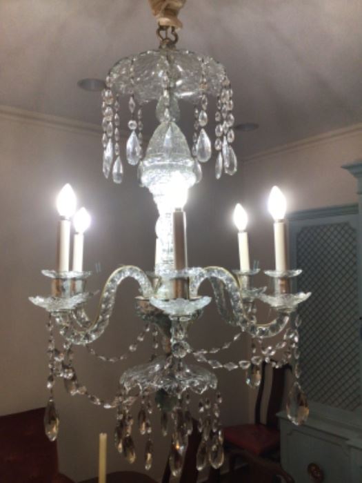 Stunning WATERFORD CRYSTAL CHANDELIER that was handmade for this family. The chandelier took several years to complete. $10k or best offer 