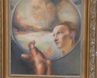 Original Oil on Canvas. 1970.