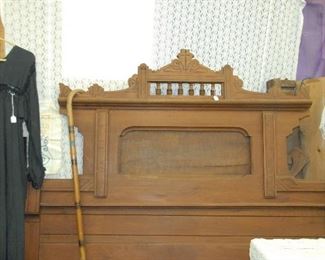 Renaissance Revival or Eastlake full bed, complete.