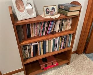 . . . bookshelf and books