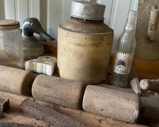 . . . old stoneware, bottle