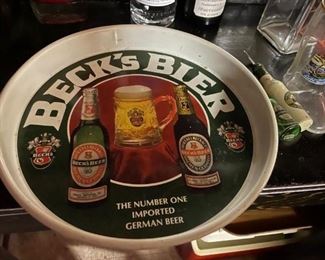 . . . vintage Beck's tray