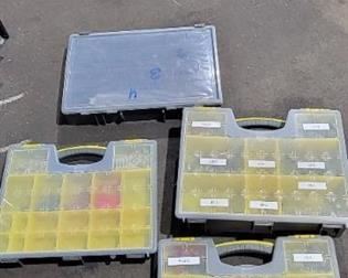 Lot of Assorted Light Bulbs, Connectors, and Zip-Ties