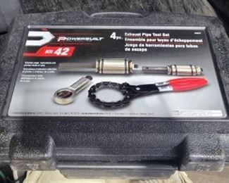 Powerbuilt Kit 42 Exhaust Pipe Tools Set - 4 PC.
