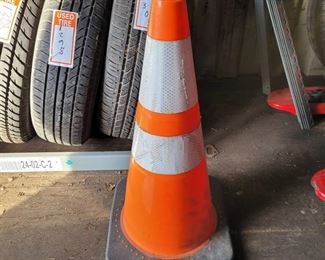 Lot of 6 Safety Cones