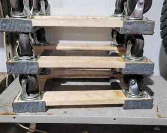 Lot of 3 Haul Master Movers Dolly 1000LB Capacity