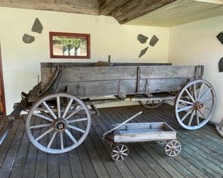 12' antique buckboard wagon