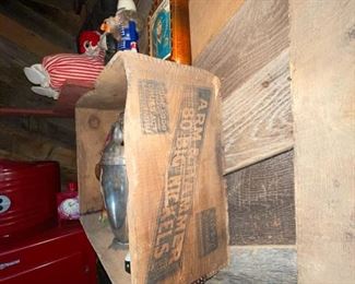 Arm & Hammer wood box