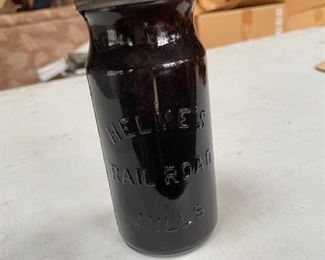 Helme's Rail Road Mill jar