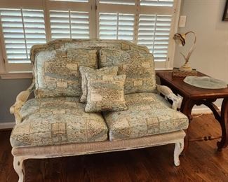 French Provincial Settee