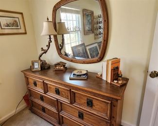 Vintage Young Hinkle Dresser and Mirror