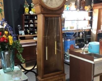 Grandfather clock.