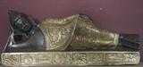 Siddhartha Reclining Buddah in Bronse