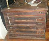 Antique Spool Cabinet
