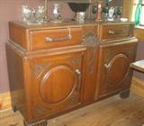 Depression Era Walnut Side Board