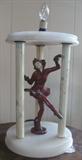 Gerdago Pixie Girl Statue on Marble Base