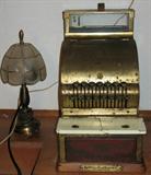 Antique Brass National Cash Register No. 711