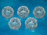 PATTERN GLASS SALT CELLARS