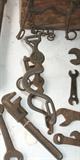 US CALVARY HORSE BIT & OLD TOOLS