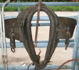 VINTAGE LEATHER HORSE COLLAR