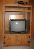 Entertainment Center Cabinet & TV