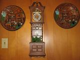 Vintage Country Home Chalk Wall Plaques and Wall Clock