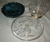 Just a Couple of the many Pattern Glass & Crystal Bowls and torte, cake serving plates & trays
