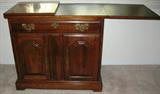 Harden Furniture Solid Cherry Server with one side of top Out