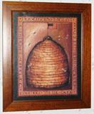 American Bee Hive Herbs Print