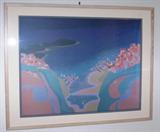 Windsor Art "The Bay" Framed print. Over all (47"W x 37"6)